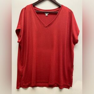 4 for $25 ❤️ Orvis Red V-Neck Short Sleeve Tee ❤️ - XXL